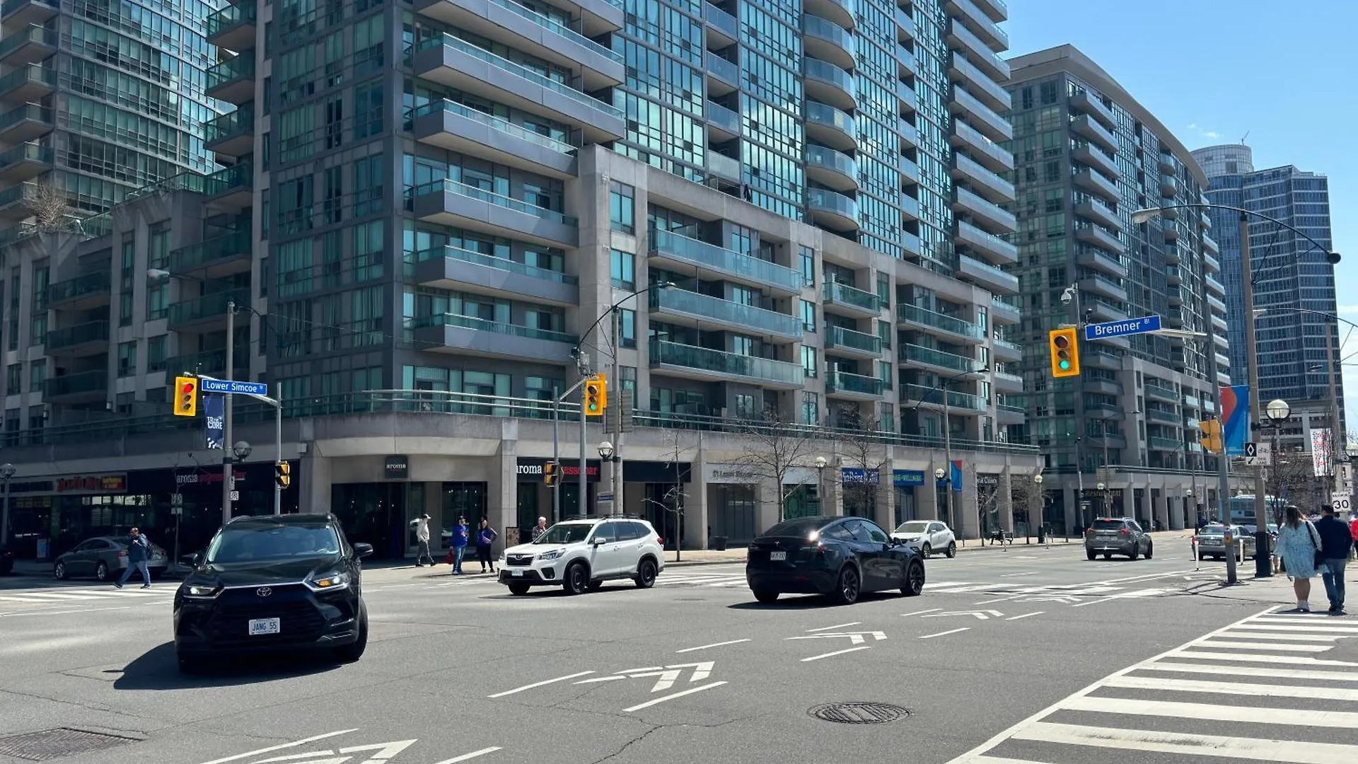 Waterfront Queens Quay West Toronto Kanada